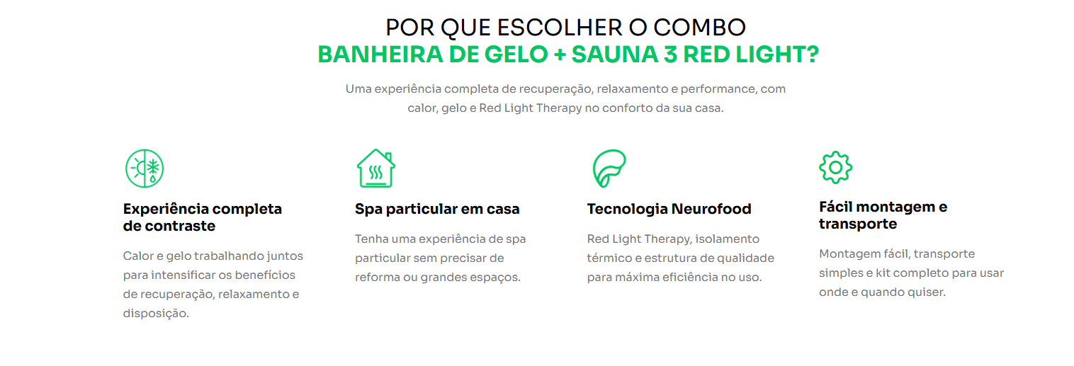 Neurofood — Motivos para escolher